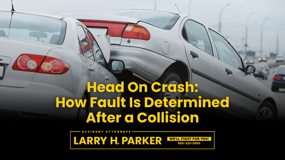 Head on Crash Accident