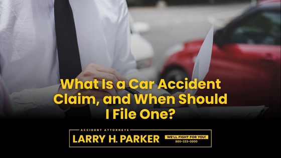Attorney Handling Car Accident Claim Document