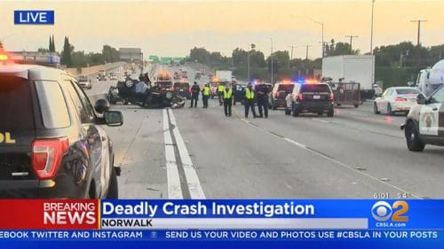 Fatal Motorcycle Accident in Norwalk Shuts Down the Freeway for Several Hours