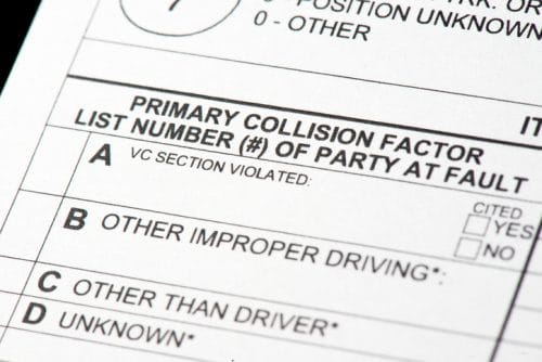 Do You Know the Rules Regarding When a Car Accident Must Be Reported in California?