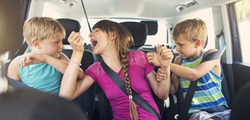 A Study Points to Children as a Bigger Distraction While Driving Than Cell Phones