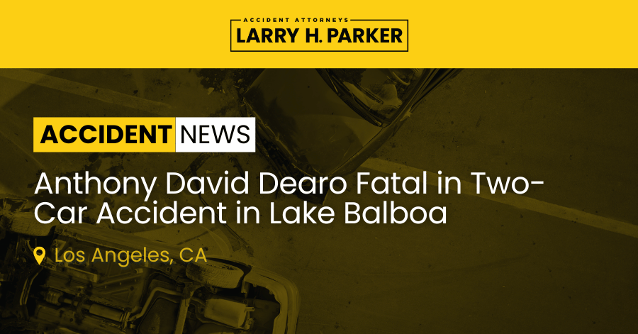 Anthony David Dearo Fatal After Two-Car Accident in Lake Balboa Los Angeles, CA (February 22, 2024) – Anthony David Dearo (37) of Camarillo died after colliding with another car in the 17300 block of Saticoy Street in a two-car accident in Lake Balboa. According to City News Serivce, the incident happened at around 9:45 a.m. on Tuesday. Anthony David Dearo from Camarillo died in a two-car accident in Lake Balboa after his pickup truck collided with a car.