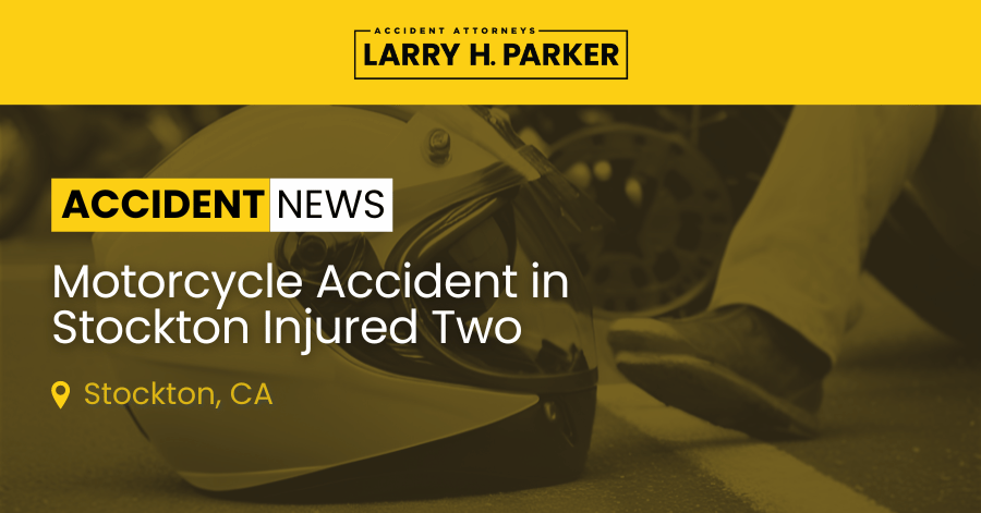Motorcycle Accident in Stockton: Two Injured 