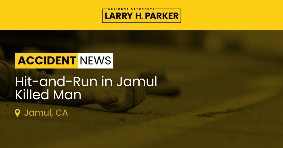 Hit-and-Run in Jamul: Man Fatal 
