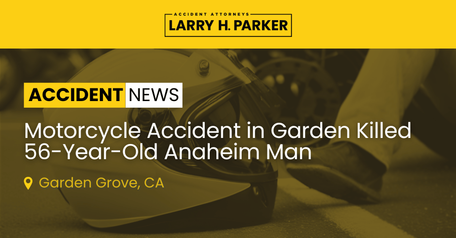 motorcycle accident in Garden Grove