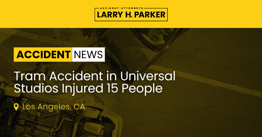 Tram Accident in Universal Studios: 15 People Injured 