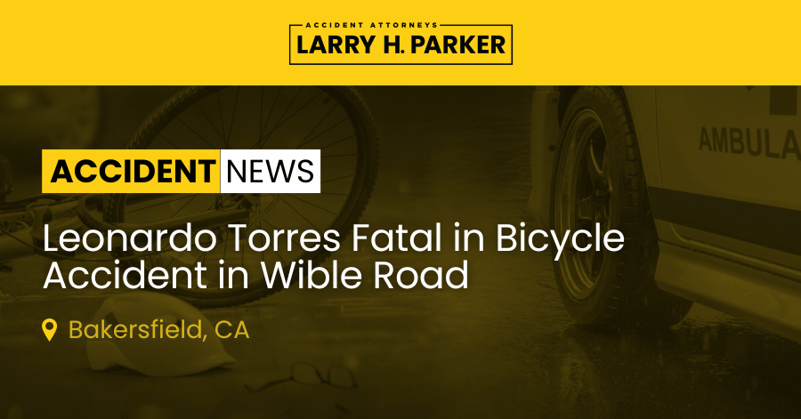 Leonardo Torres Fatal in Bicycle Accident in Wible Road 